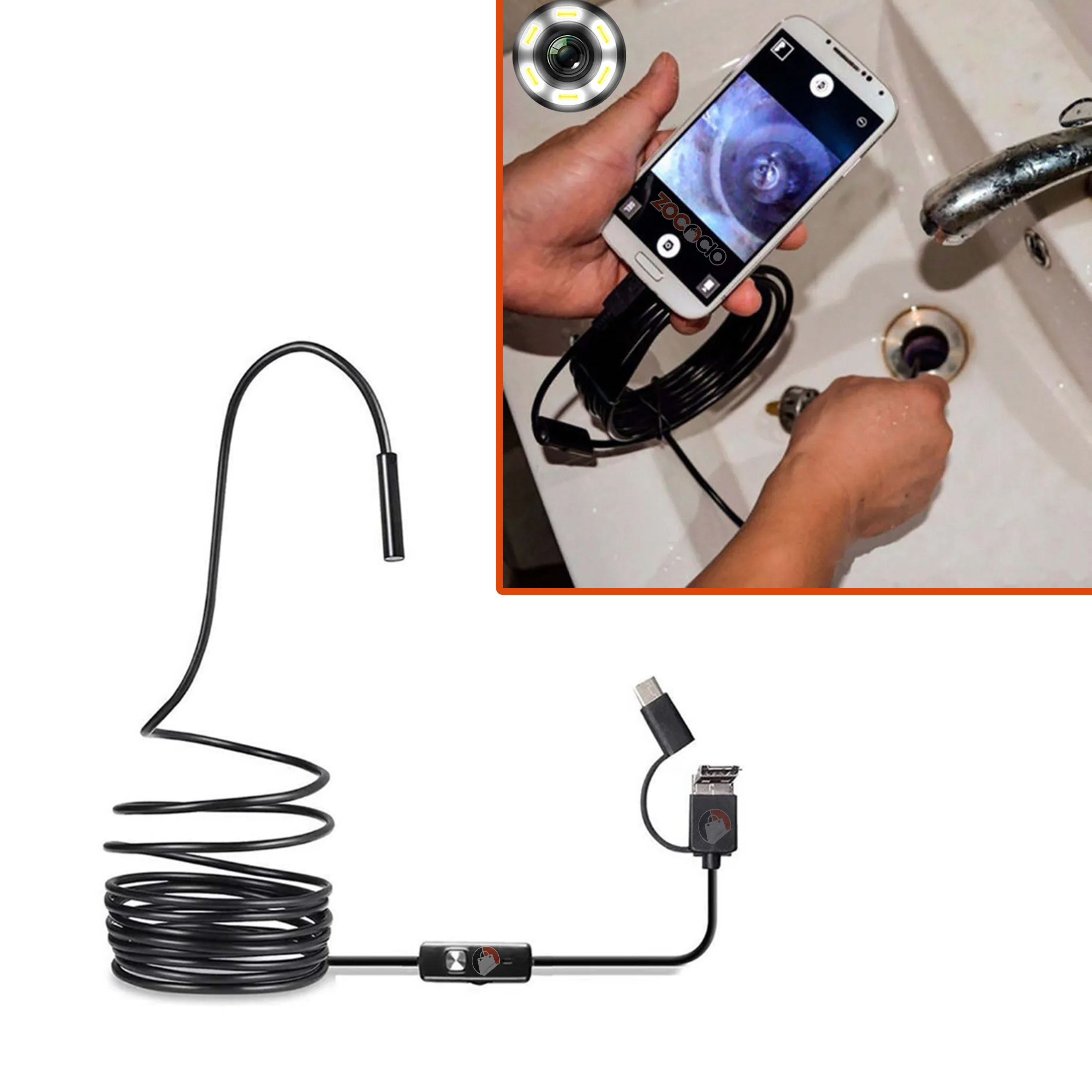 Miniatura 6 de Cámara Endoscópica Impermeable Ip67 Para